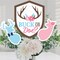 Big Dot of Happiness Buck or Doe - Hunting Gender Reveal Party Centerpiece Sticks - Table Toppers - Set of 15